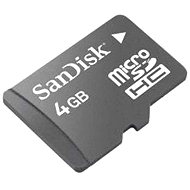 SanDisk Micro SDHC 4GB Mobile Photo + SD adaptér