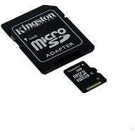 Kingston Micro SDHC 16GB Class 10 + SD adaptér