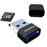ADATA Micro SDHC 16GB Class 10 + USB čítačka čierna