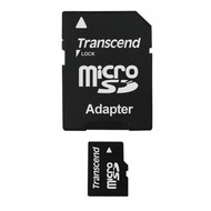 Transcend Micro SDHC 4GB Class 2 + SD adaptér