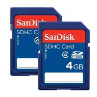 SanDisk SDHC 4GB Class 2 Duo Pack