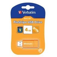 Verbatim Store 'n' Go PinStripe 4GB oranžový