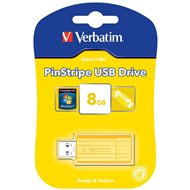 Verbatim Store 'n' Go PinStripe 8GB žltý