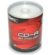 EMTEC CD-R 100ks cakebox