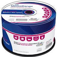MediaRange CD-R Inkjet Fullsurface Printable 50ks cakebox