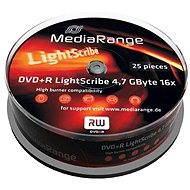 MediaRange DVD + R LightScribe 25ks cakebox