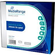 MediaRange DVD + R Double Layer 5ks v SLIM krabičke