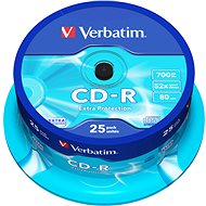Verbatim CD-R DataLife Protection 52x, 25ks cakebox