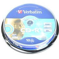 Verbatim CD-R DataLife Protection 52x, LightScribe 10ks cakebox