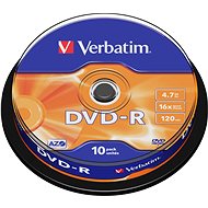 Verbatim DVD-R 16x, 10ks cakebox