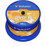 Verbatim DVD-R 16x, 50ks cakebox