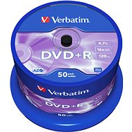 Verbatim DVD + R 16x, 50ks cakebox