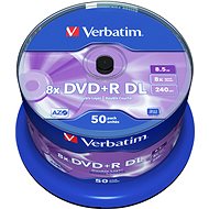 Verbatim DVD + R 8x, Dual Layer 50ks cakebox