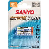 SANYO AAA mikrotužkové NiMH 1000mAh 2 ks