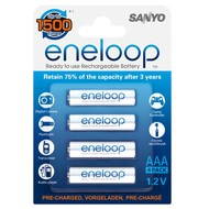 SANYO eneloop AAA mikrotužkové 800mAh 4 ks