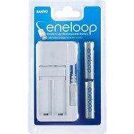 SANYO eneloop univerzální USB NiCd/NiMH a 2 ks AAA NiMH 800mAh