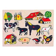 Woody Puzzle na desce - Farma