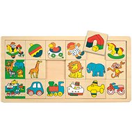 Woody Puzzle na desce - Žirafa Suzie