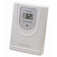 EVOLVE EMX428 doplnkové bezdrôtové čidlo so zobrazením teploty pre domáce meteo stanicu EMC427, EMC4