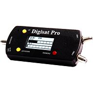DIGISAT PRO - ukazovateľ sily satelitného signálu, zvuková signalizácia, konektor F
