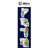 Magnetky na ledničku s mimozemšťanem Alzou