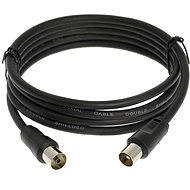 prodlužovací koaxiální k TV, 1.5m, 75 Ohm