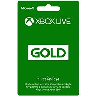 Microsoft Xbox 360 Live 3 Month Gold Membership Card