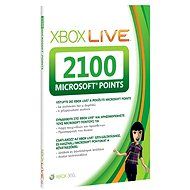 Microsoft Xbox 360 Live 2100 Points Card