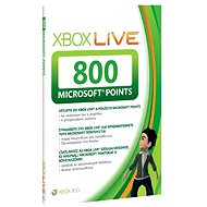 Microsoft Xbox 360 Live 800 Points Card