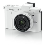 Nikon 1 V1 + Objektív 10mm F2.8 white