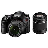 Sony Alpha A57 + objektív 18-55mm a 55-200mm