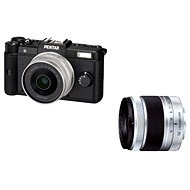 PENTAX Q black + objektív 8.5mm F1.9 + objektív 5-15mm F2.8-4.5