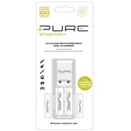 Univerzální nabíječka PURE ENERGY + 2 ks AA + 2 ks AAA RAM