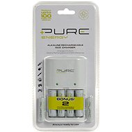 Univerzální nabíječka PURE ENERGY + 4 ks AA + 2 ks AAA RAM