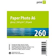 PRINT IT Paper Photo Glossy A6 20 listů