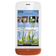 Nokia C5-03 White Burned Orange