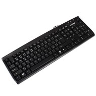 KME KB-2201-b slim černá PS/2
