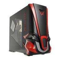 Eurocase MiddleTower Viper3 čierno-červená