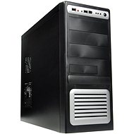 Eurocase MiddleTower 5435 čierno-strieborná 400W Fortron