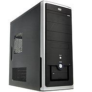 Eurocase MiddleTower 301 čierno-strieborná 350W