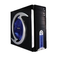 Eurocase MiddleTower 550 čierno-strieborná Fortron 550W