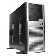CHIEFTEC MidiTower SH-01B-B-SL čierno-strieborný