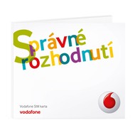 Vodafone mobilní internet na 12 měsíců, FUP 600MB, bez modemu (micro SIM)