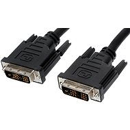 prepojovací DVI-D pre LCD (DVI-D <-> DVI-D), single link, stíněný, 1.8m