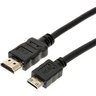 ROLINE HDMI High Speed s Ethernetem, propojovací, (HDMI M typ A<-> HDMI M mini typ C) 2m
