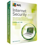 AVG Internet Security 2012 licence pro 1 počítač na 12 měsíců