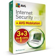 AVG Internet Security 2012 3 lic. cenu 1 lic. + 3 lic. AVG Mobilation ZADARMO