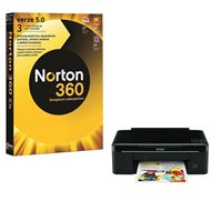 Symantec Norton 360 5.0 CZ (1 User 3 PC) + EPSON Stylus SX130 