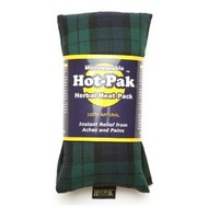 Hřejivý zábal černo-zelený tartan