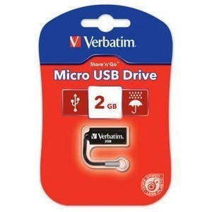 Verbatim Store 'n' Go Micro 2GB čierny